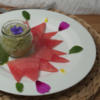 Holunderblüten-Minz-Riesling-Sorbet auf Wassermelonen-Carpaccio - Rezept - Bild Nr. 17211