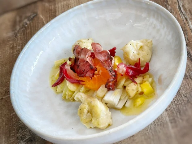 Rezept: Mehlklöße mit Chicoréesalat (Rheinland-Pfalz) Bild Nr. 17211 Mehlklöße mit Chicoréesalat (Rheinland-Pfalz) - Rezept - Bild Nr. 17211