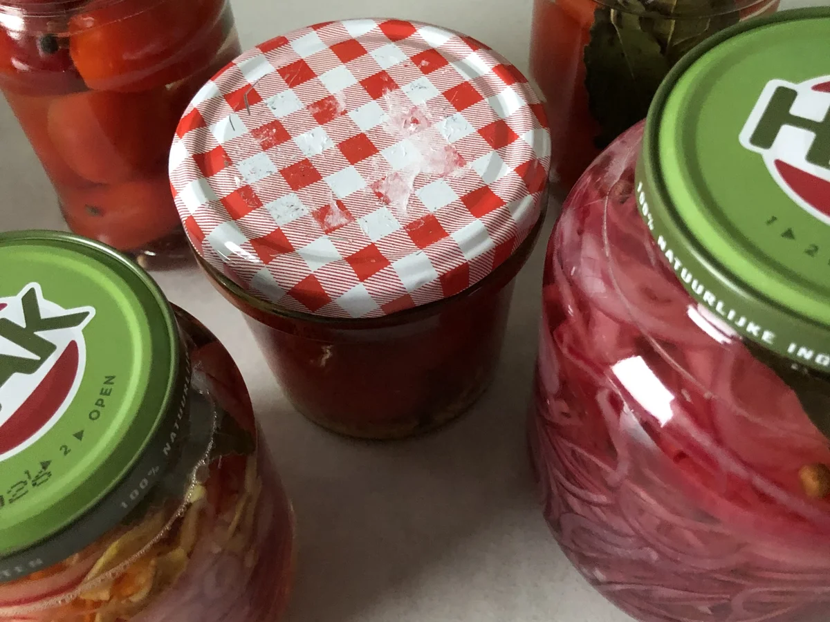 Tomaten, Zwiebeln einlegen - Rezept - Bild Nr. 17215