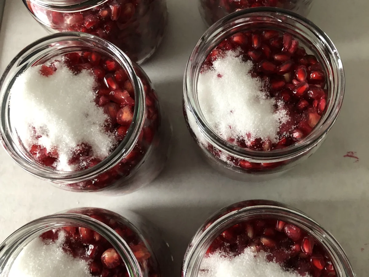 Granatapfelkerne einkochen - Rezept - Bild Nr. 17212