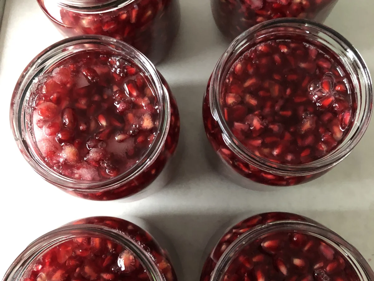 Granatapfelkerne einkochen - Rezept - Bild Nr. 17214