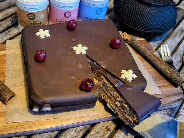 Dominostein-Kuchen, einfach und fein