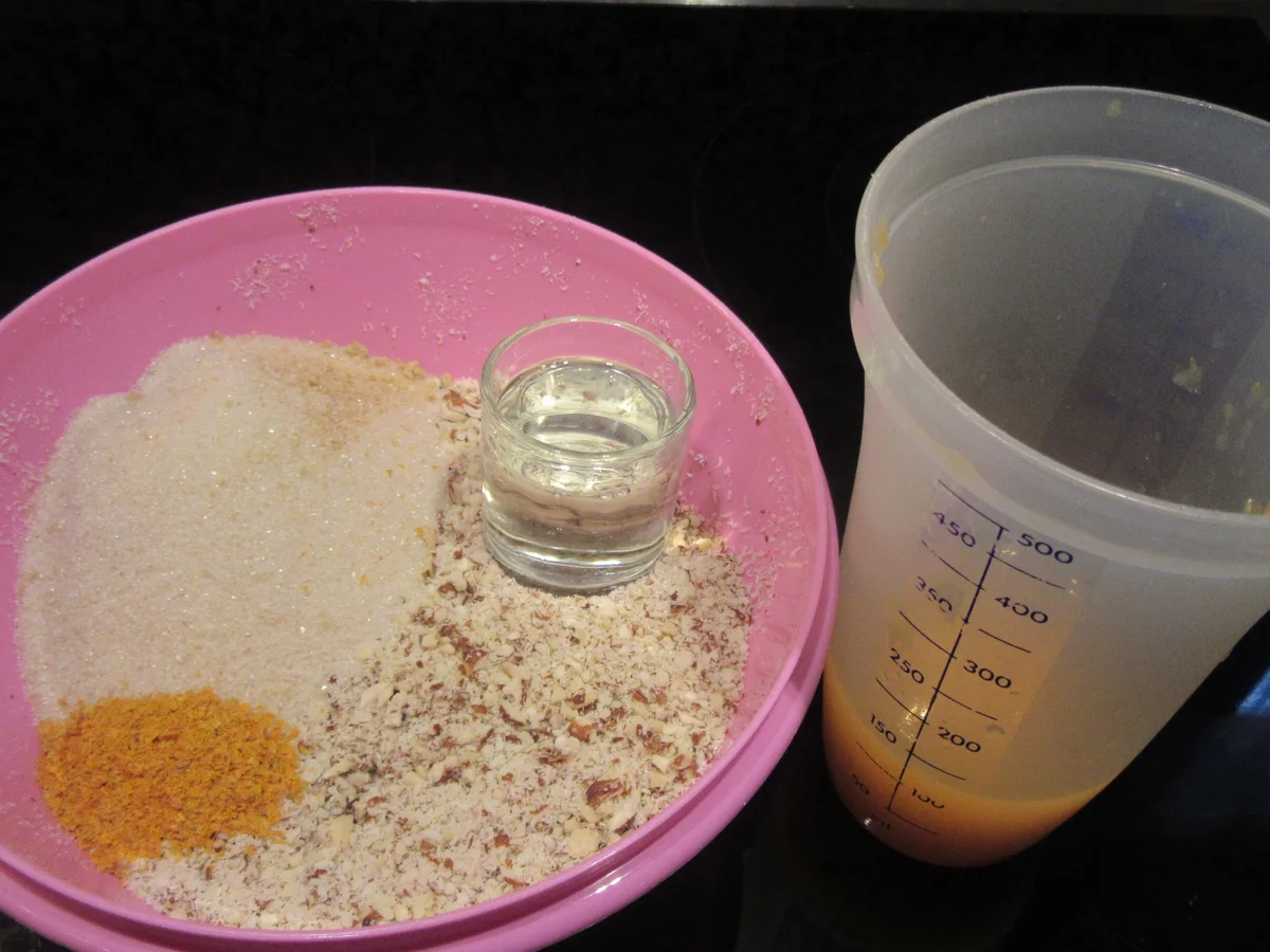 Backen: Mandel-Mandarinen-Schnitten - Rezept - Bild Nr. 17216