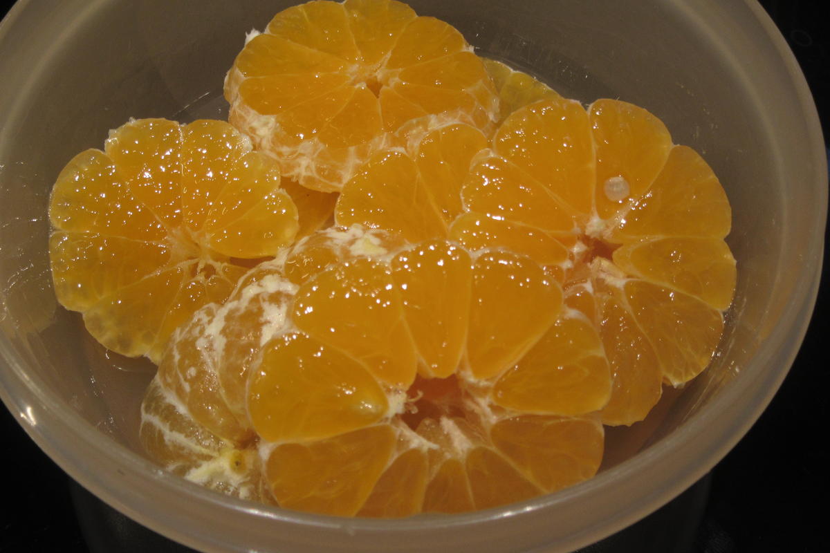 Dessert: Orange-Curd-Quark auf Biskuit - Rezept - Bild Nr. 17214