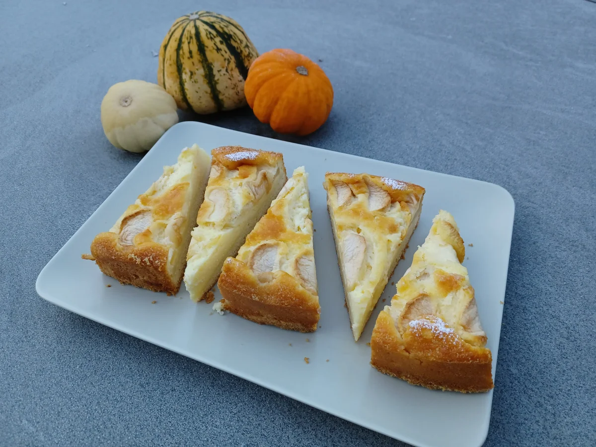 Rezept: Apfel - Rahm - Kuchen Bild Nr. 17211 Apfel - Rahm - Kuchen - Rezept - Bild Nr. 17211