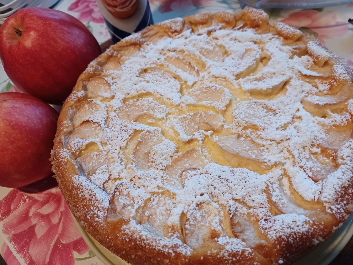 Apfel - Rahm - Kuchen - Rezept - Bild Nr. 17219