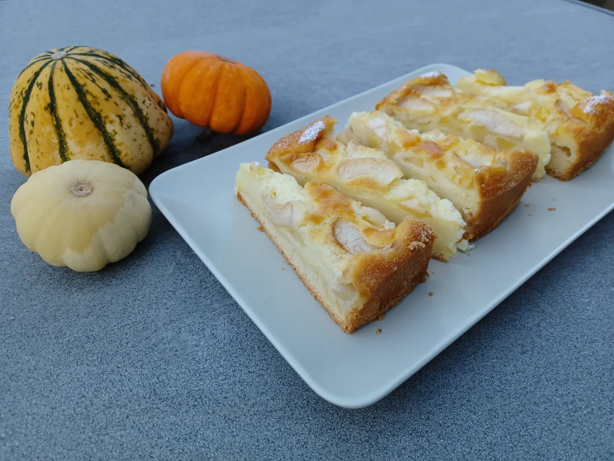 Rezept: Apfel - Rahm - Kuchen Bild Nr. 17220 Apfel - Rahm - Kuchen - Rezept - Bild Nr. 17220