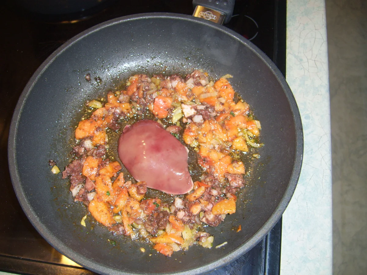 Rezept: Entenleber mit Toter Oma ;-) Bild Nr. 5 Entenleber mit Toter Oma ;-) - Rezept - Bild Nr. 5