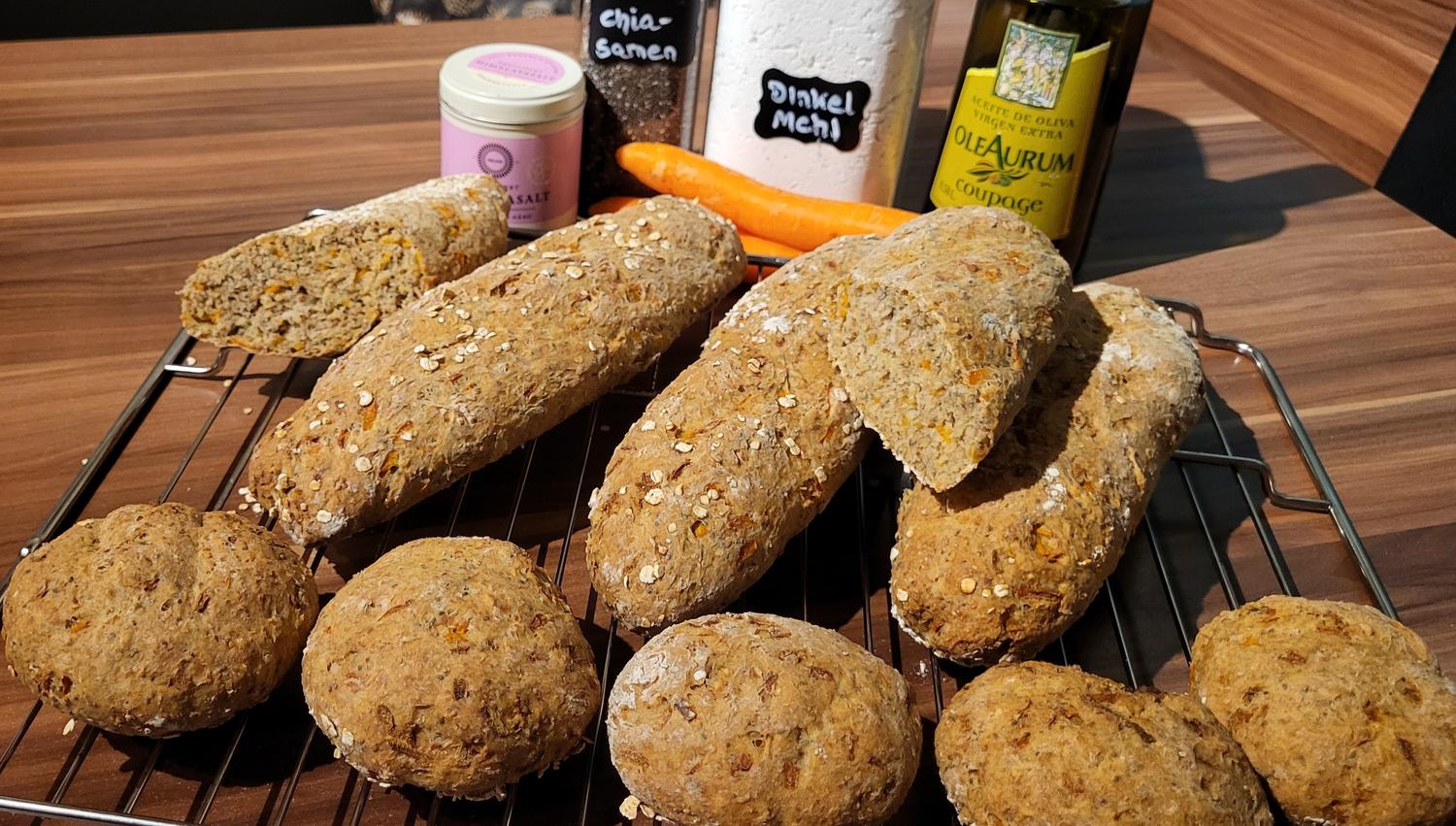 BiNe` S MÖHREN HAFER BAGUETTES - Rezept - kochbar.de BiNe` S MÖHREN HAFER BAGUETTES - Rezept - kochbar.de