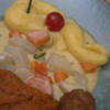 Seelachs mit Kartoffelpüree und Gemüse - Rezept - Bild Nr. 17226