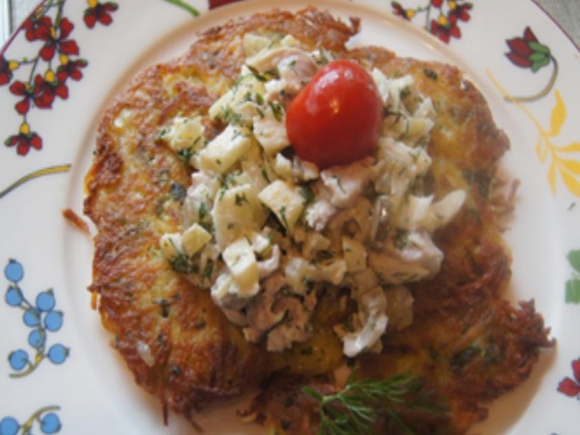 Matjessalat auf Rösti - einfach - von MausVoh