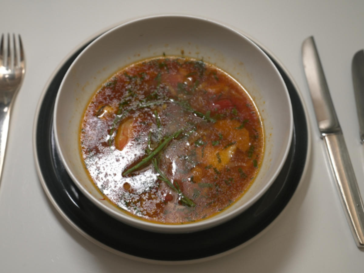 Bouillabaisse mit Knusperbrot - Rezept mit Bild - kochbar.de