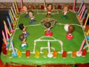 FUSSBALLTORTE - Rezept