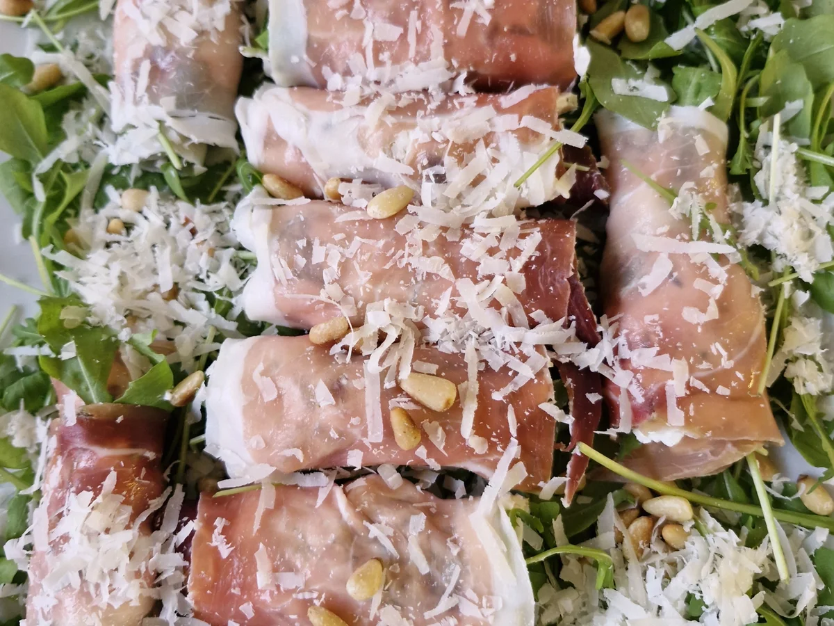 Parmaschinkenröllchen - Rezept - Bild Nr. 17229