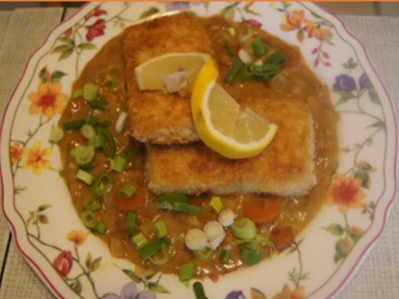 Tofu-Schnitzel auf Asia-Gemüse - Rezept - Bild Nr. 17246