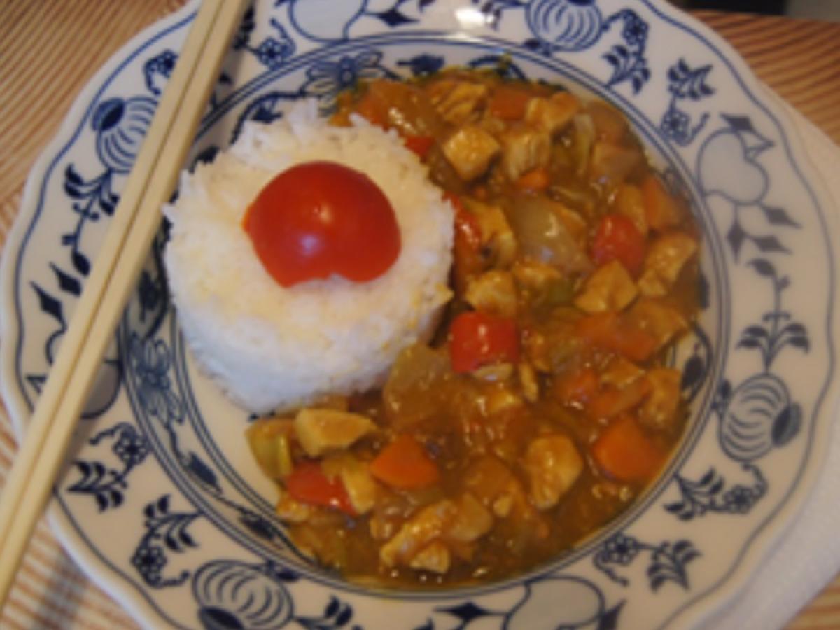 Mildes japanisches Curry mit Jasmin-Reis - Rezept - Bild Nr. 2