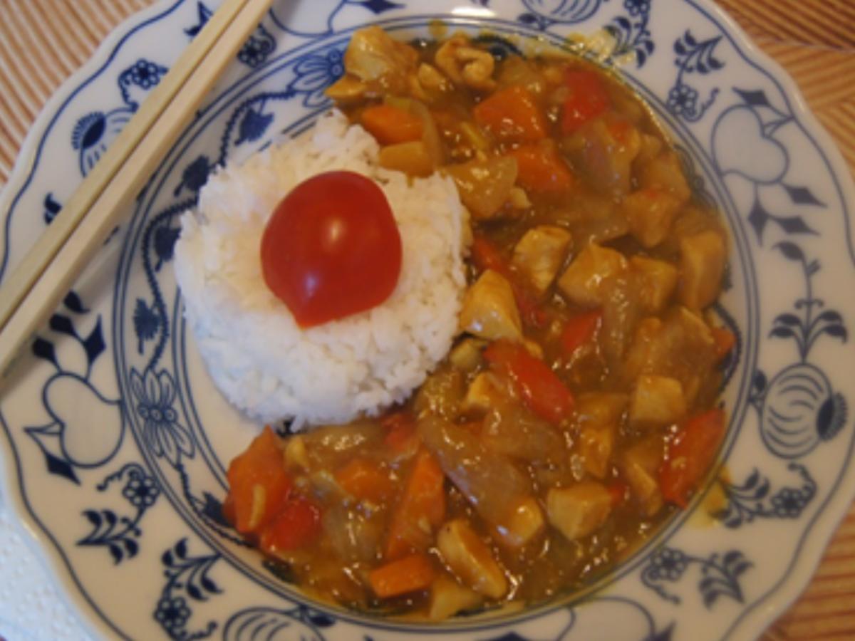 Mildes japanisches Curry mit Jasmin-Reis - Rezept - Bild Nr. 13