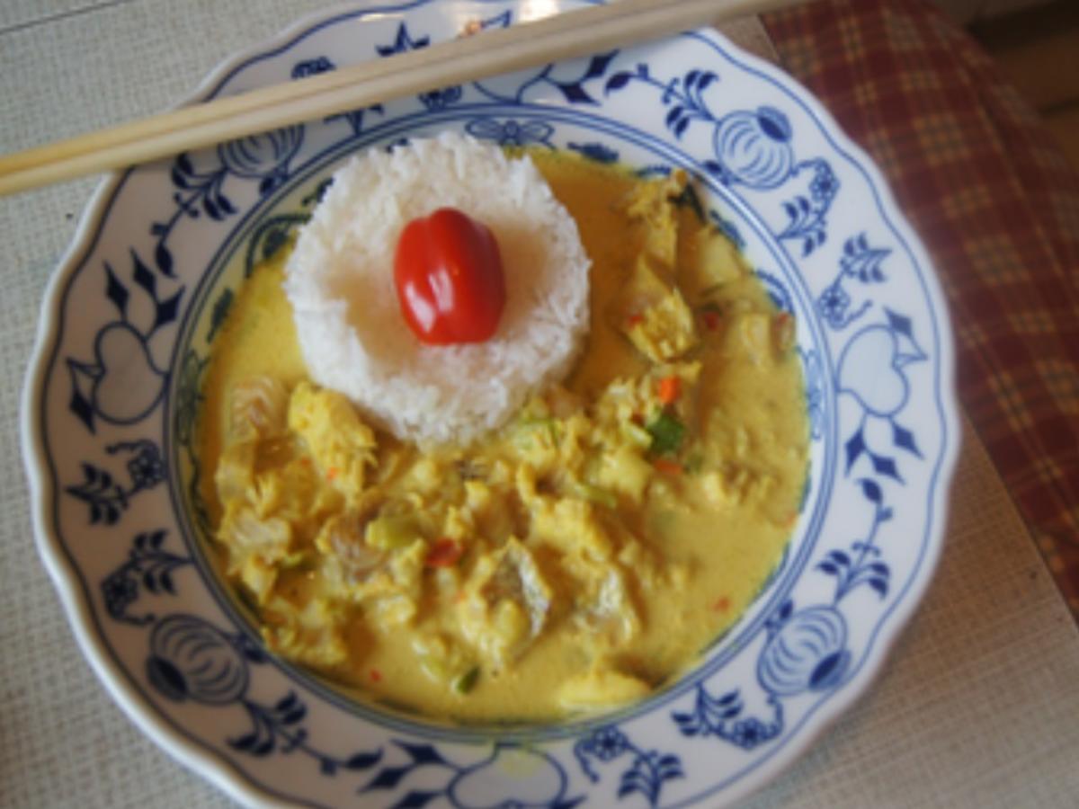 Kabeljau in Kokossauce mit Basmati-Reis - Rezept - Bild Nr. 14