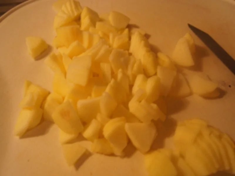 Rezept: Matjesfiletsalat mit Buschbohnen, Röstzwiebeln und Pellkartoffeln Bild Nr. 6 Matjesfiletsalat mit Buschbohnen, Röstzwiebeln und Pellkartoffeln - Rezept - Bild Nr. 6