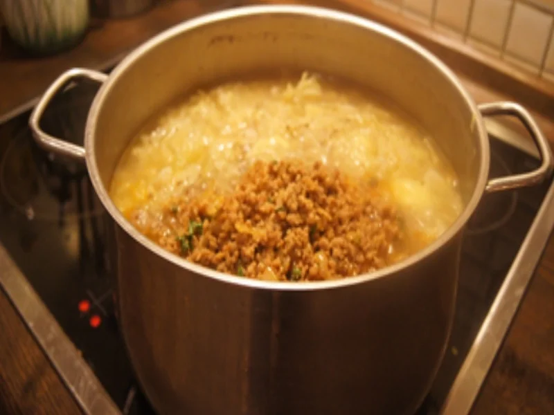 Rezept: Wirsingeintopf mit Hackfleischeinlage Bild Nr. 10 Wirsingeintopf mit Hackfleischeinlage - Rezept - Bild Nr. 10