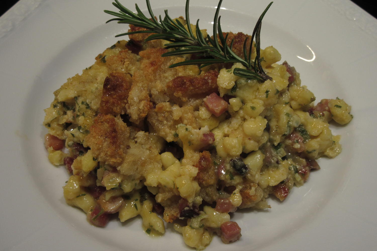 Auflauf: Kartoffelspätzleauflauf - Rezept - kochbar.de