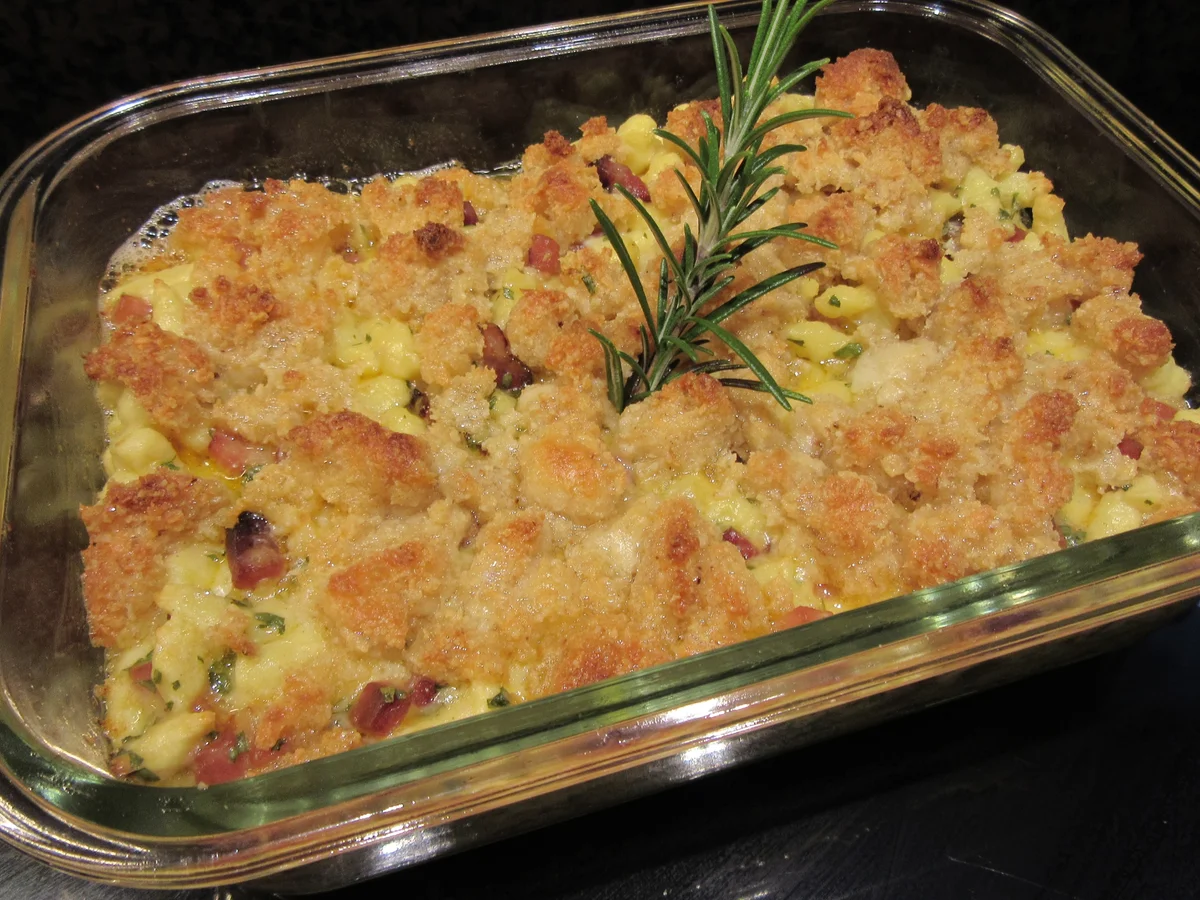 Auflauf: Kartoffelspätzleauflauf - Rezept - Bild Nr. 17259