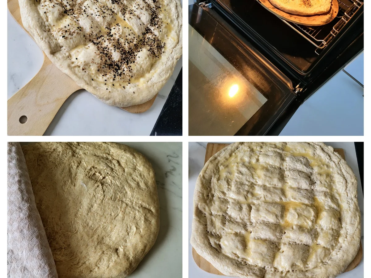 Türkisches Fladenbrot (Ramazan pidesi) - Rezept - Bild Nr. 17262