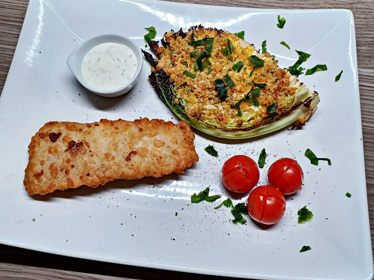 Rezept: Wirsing aus dem Backofen mit Parmesankruste Bild Nr. 17268 Wirsing aus dem Backofen mit Parmesankruste - Rezept - Bild Nr. 17268