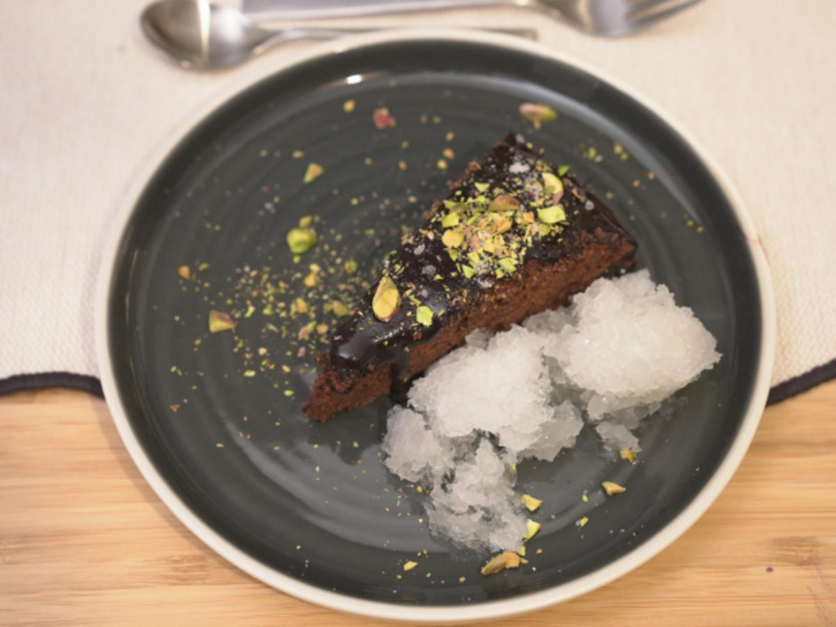 Schokokuchen mit Zitronen Granite - von Das perfekte Dinner