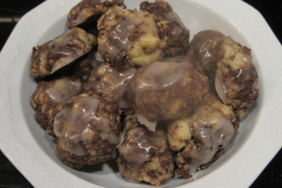 Plätzchen: Marmor-Streusel-Busserl - Rezept - Bild Nr. 2