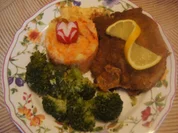 Paniertes Stielkotelett mit Brokkoli und Möhren-Kartoffel-Stampf - Rezept - Bild Nr. 17262