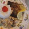 Lachsfilet mit Rahmchampignons und Basmatireis - Rezept - Bild Nr. 17262