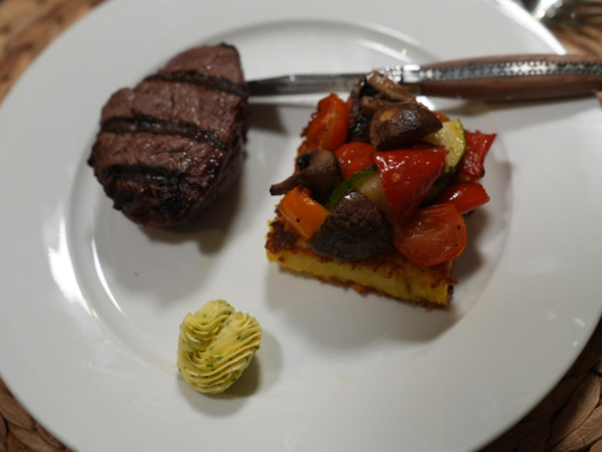 Rinderfilet und gebackenes Gemüse - Rezept - Bild Nr. 2