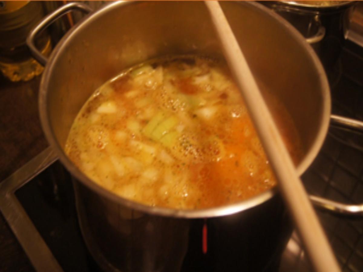 Cremige Möhrensuppe mit Garnelenspieß - Rezept - Bild Nr. 4