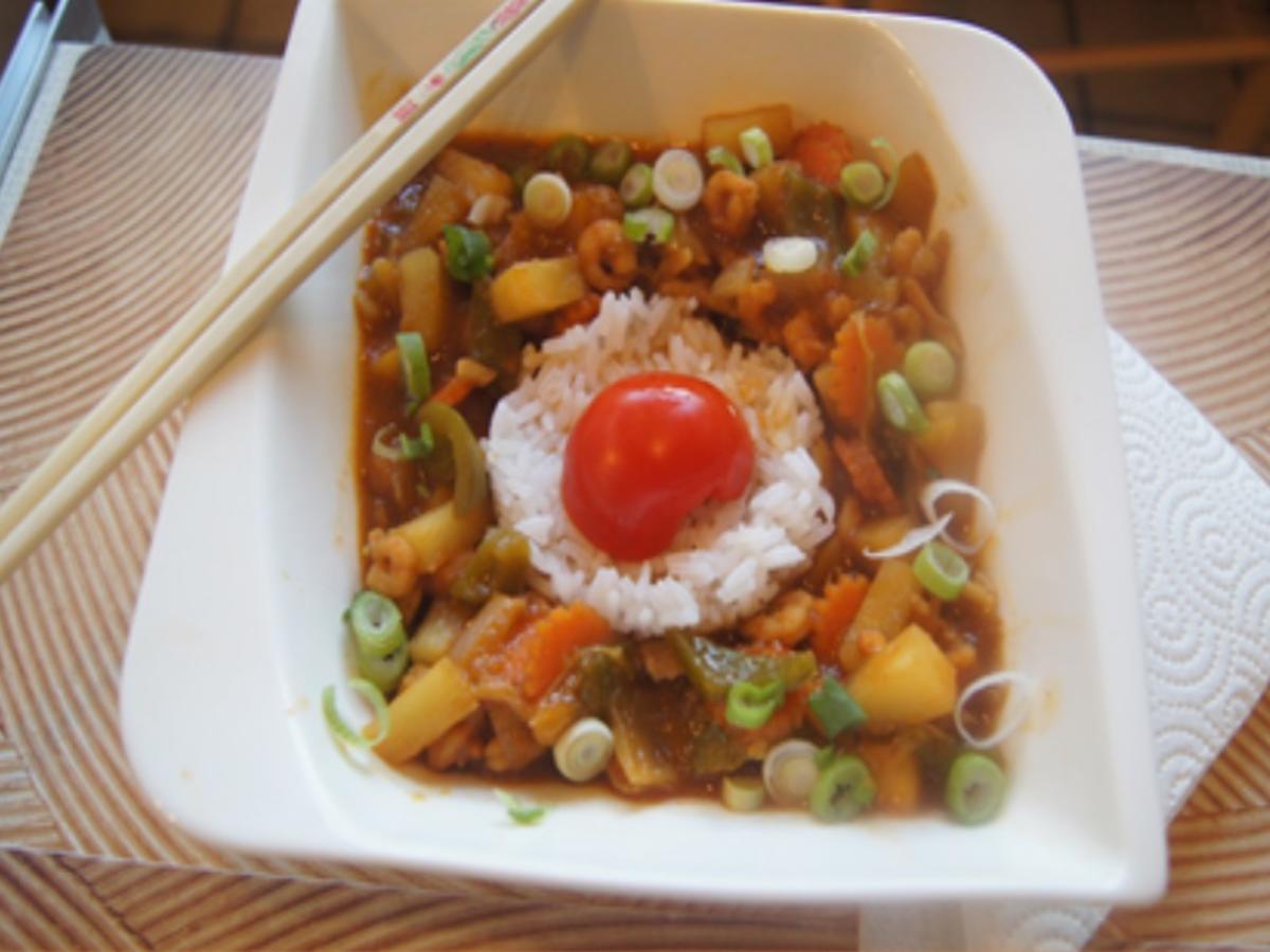 Garnelen Shanghai mit Jasmin-Reis - Rezept - Bild Nr. 13