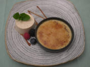 Rezept: Crème brûlée mit Panna cotta und Karamellsauce Bild Nr. 2 Crème brûlée mit Panna cotta und Karamellsauce - Rezept - Bild Nr. 2