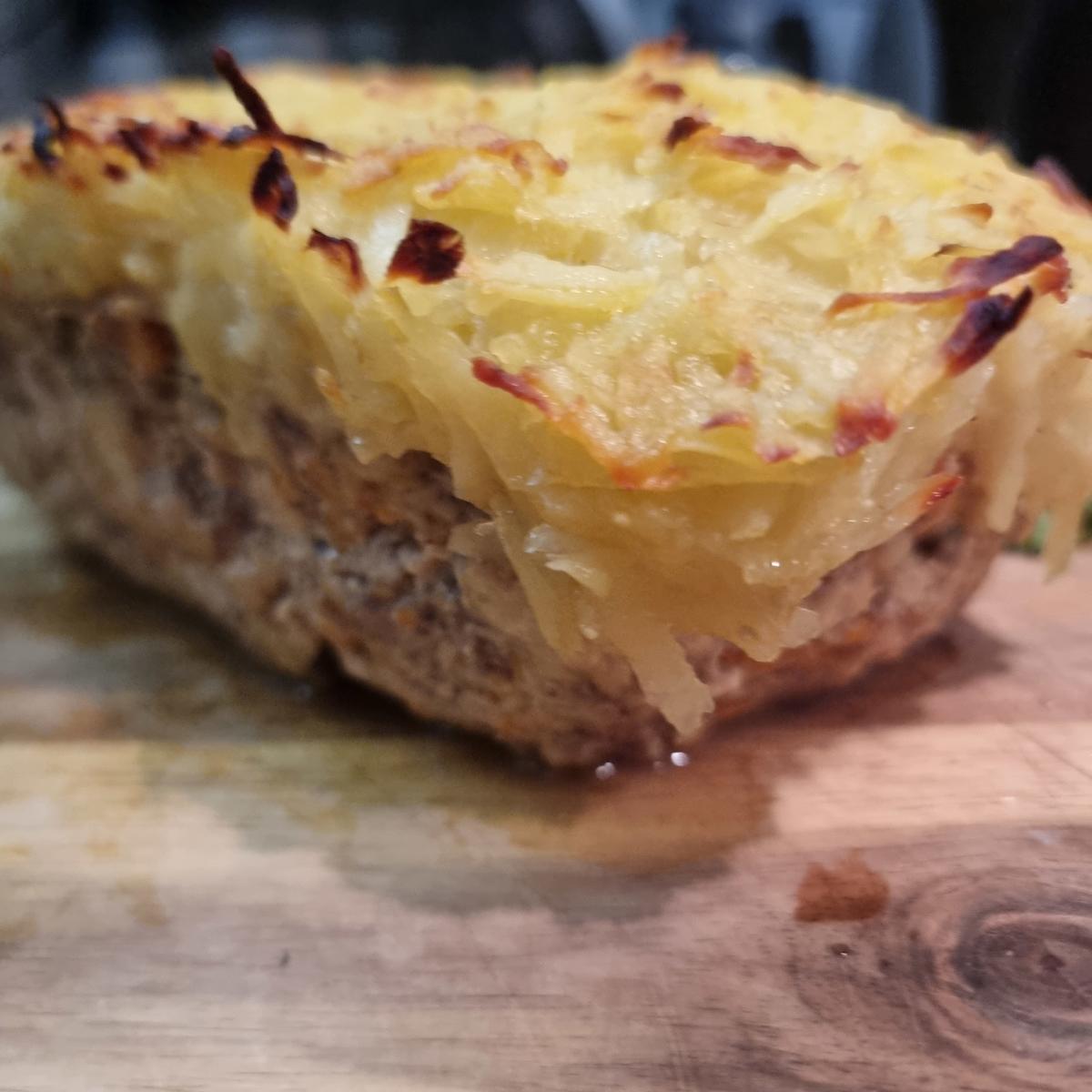 Hackbraten mit Kartoffelkruste - Rezept - Bild Nr. 17283