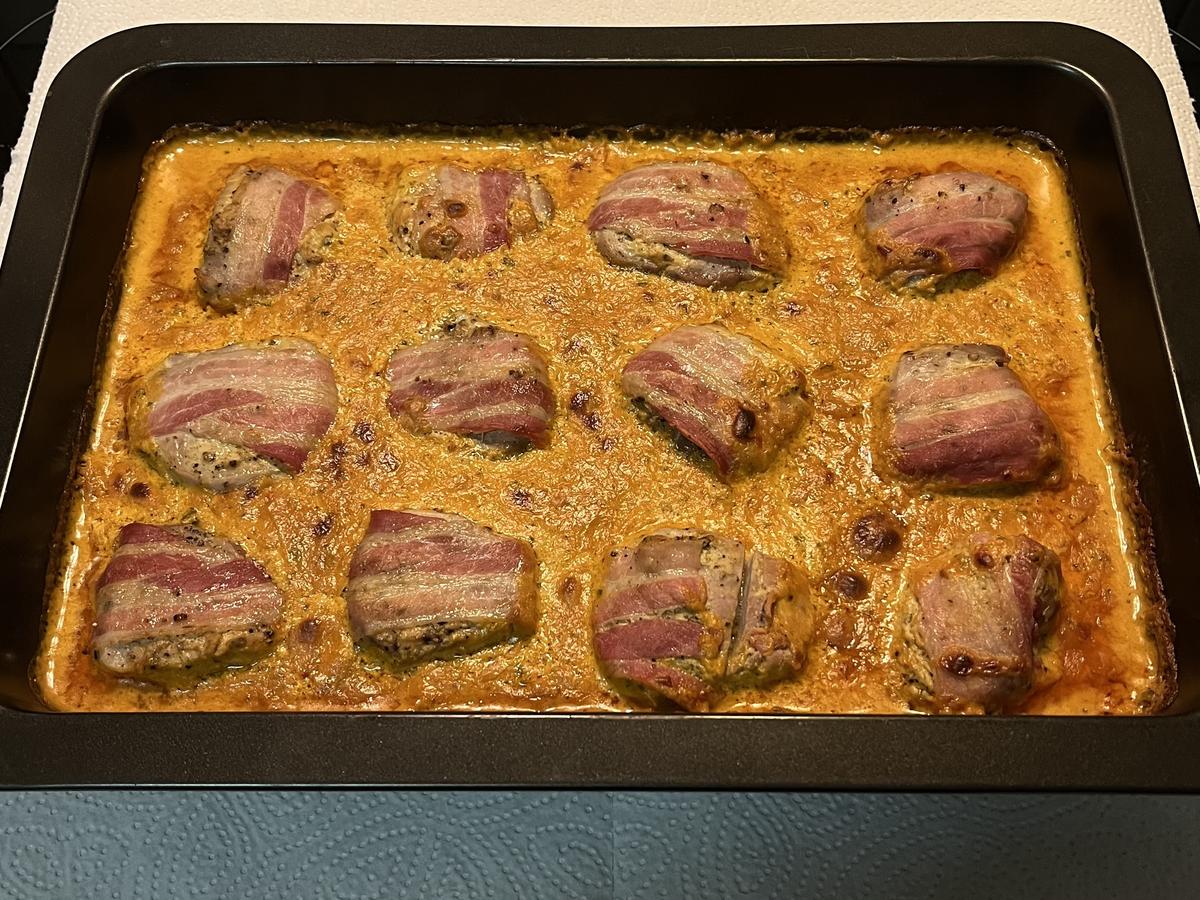 Schweinefilet Im Speckmantel Im Backofen Ohne Anbraten Schweinefilet im Speckmantel Emmi Rezepte