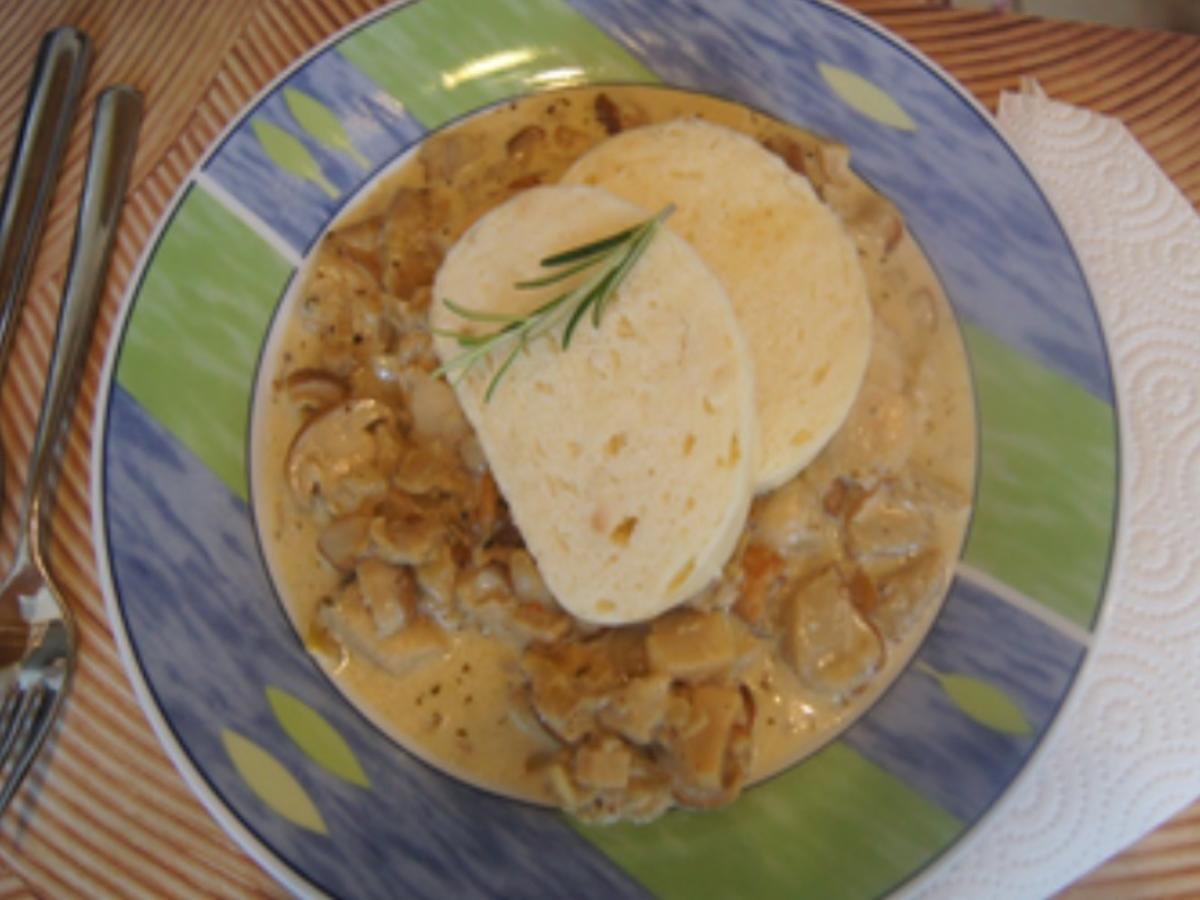 Steinpilzpfanne mit böhmischen Knödeln - Rezept - Bild Nr. 17287