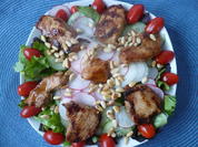 Salat mit Hähnchenbrustfilet - Rezept - Bild Nr. 17279