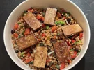 Bunter Dinkel Tofu Salat - Rezept - Bild Nr. 4