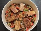 Bunter Dinkel Tofu Salat - Rezept - Bild Nr. 4