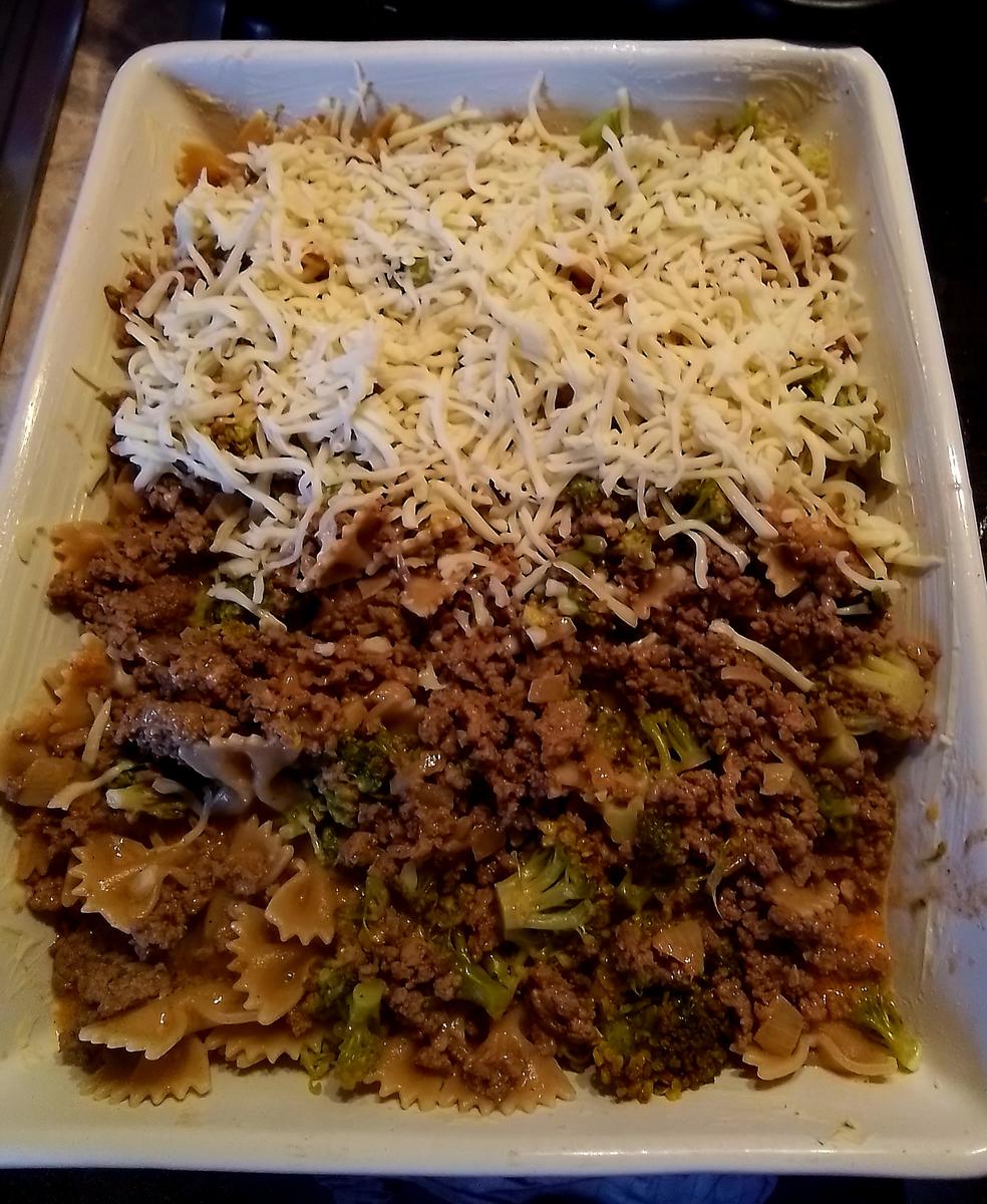 Nudel-Hack-Broccoli Auflauf - Rezept - Bild Nr. 17282