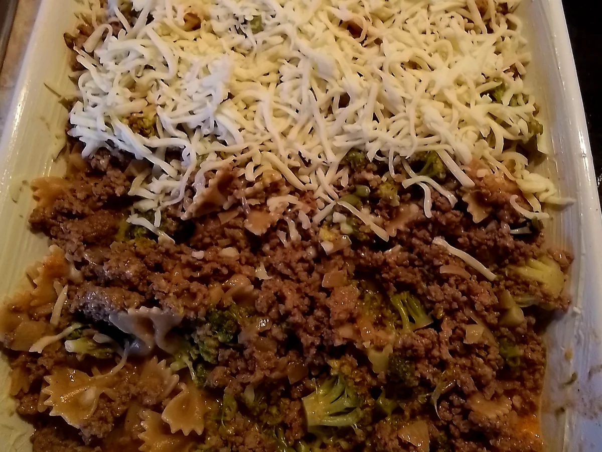 Nudel-Hack-Broccoli Auflauf - Rezept - Bild Nr. 17282