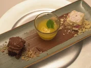 Brownie, Mango Granita und Törtchen mit Patisseriecreme - Rezept - Bild Nr. 17285