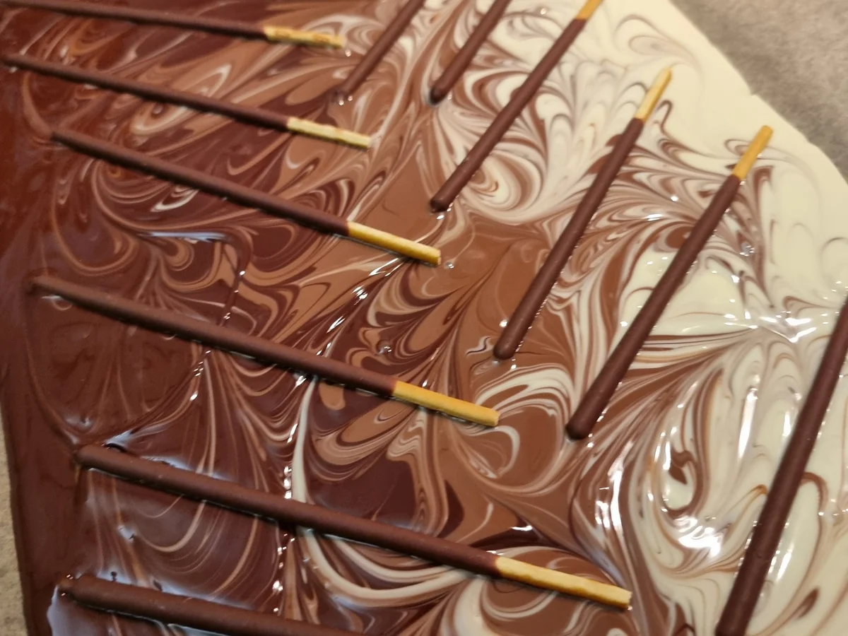 Bruchschokolade vom Blech - Rezept - Bild Nr. 17290