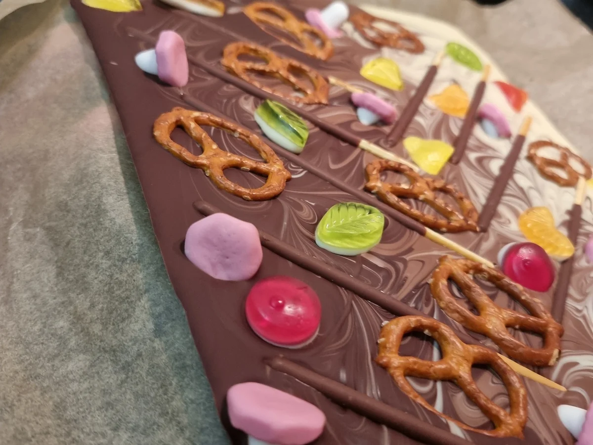 Bruchschokolade vom Blech - Rezept - Bild Nr. 17292