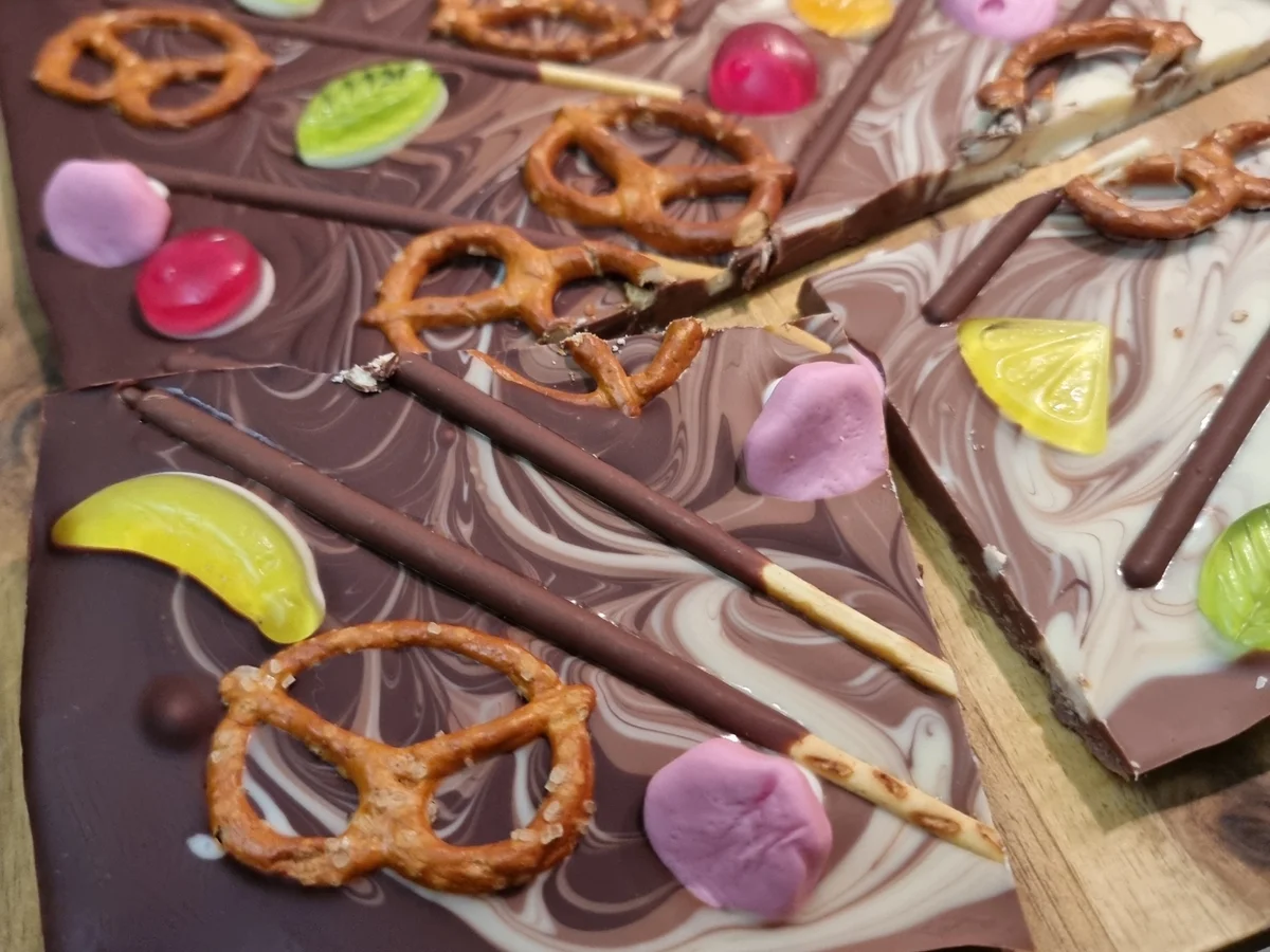 Bruchschokolade vom Blech - Rezept - Bild Nr. 17293