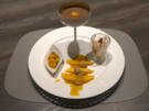 Tonkabohnen-Eis mit Valrhona Schoki und Mango-Beilage - Rezept - Bild Nr. 2