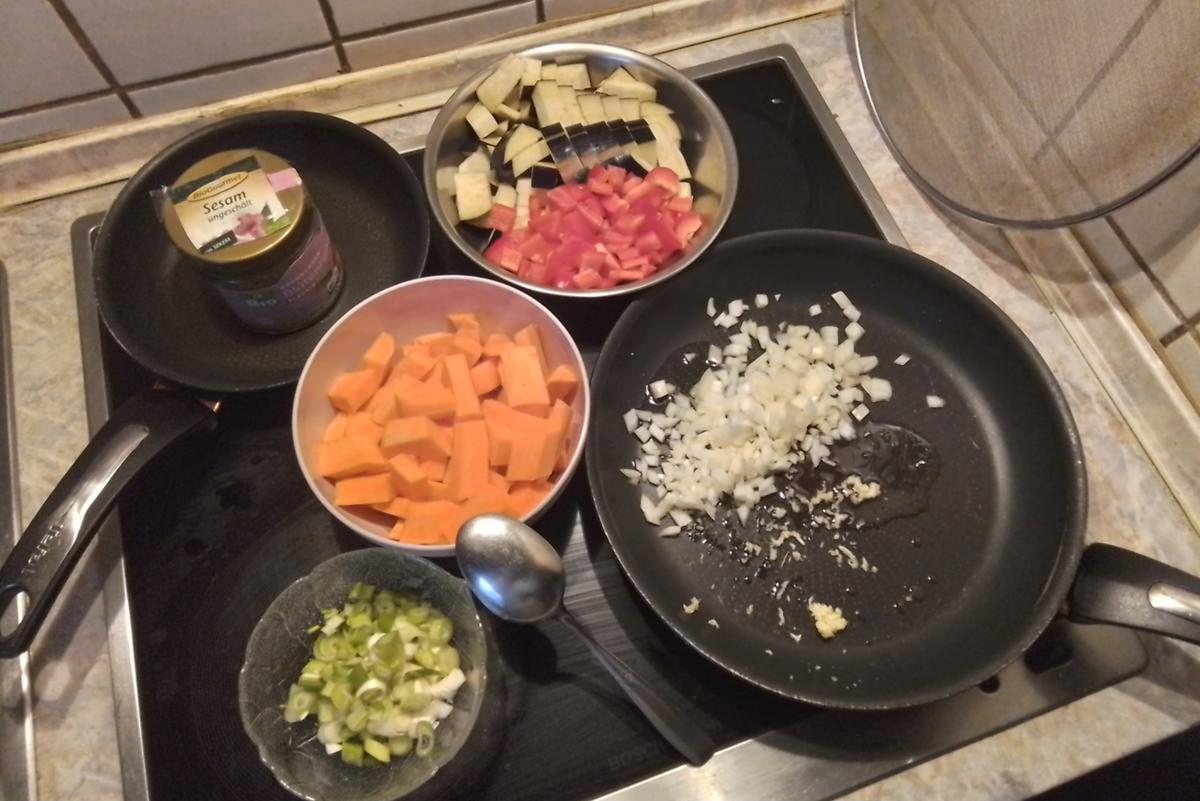 Warmer Feldsalat mit Gemüsee - Rezept - Bild Nr. 17286